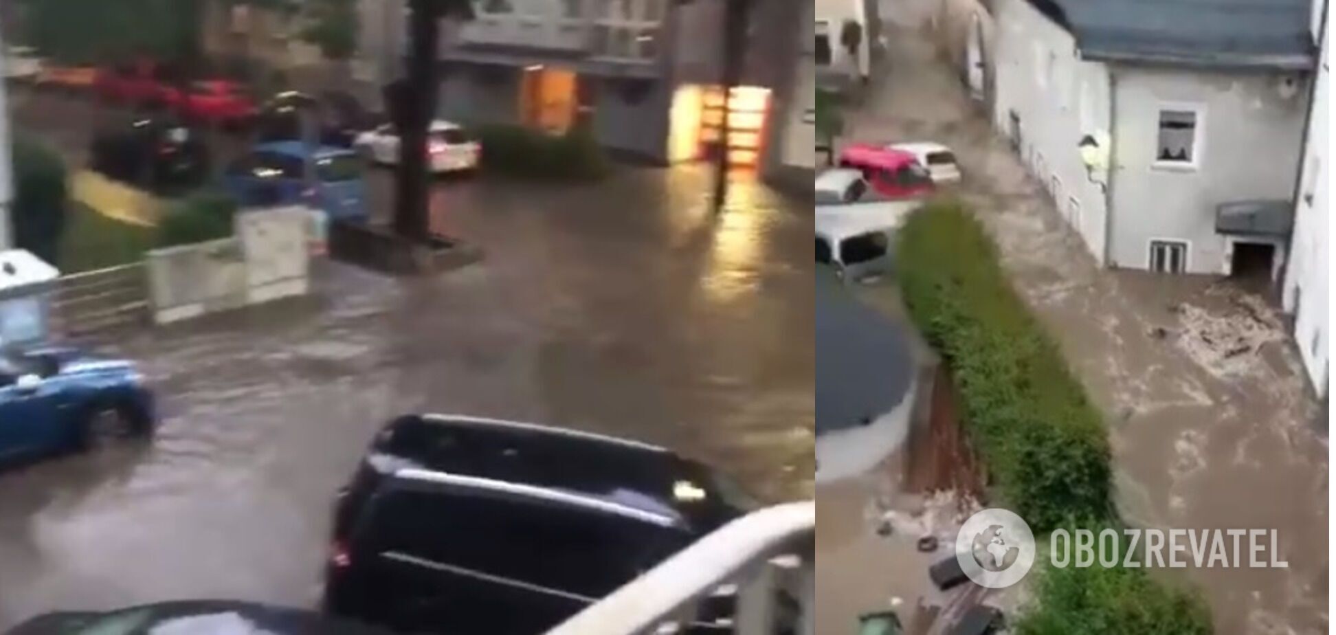 Наводнение в Австрии.