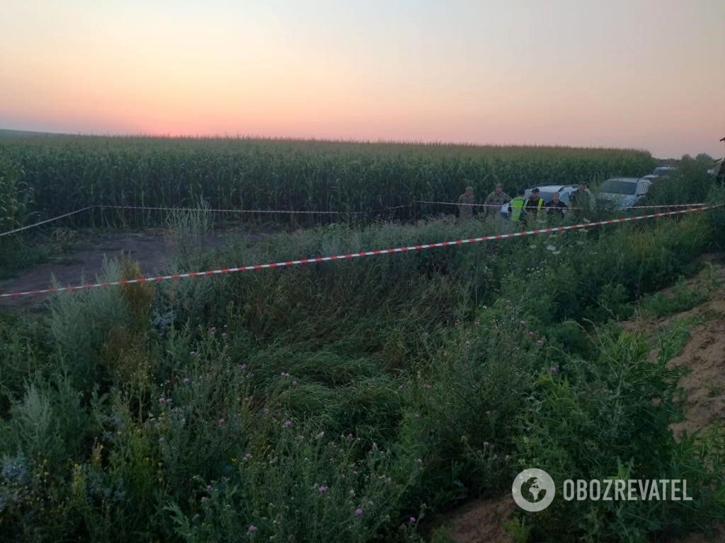 Место инцидента на границе