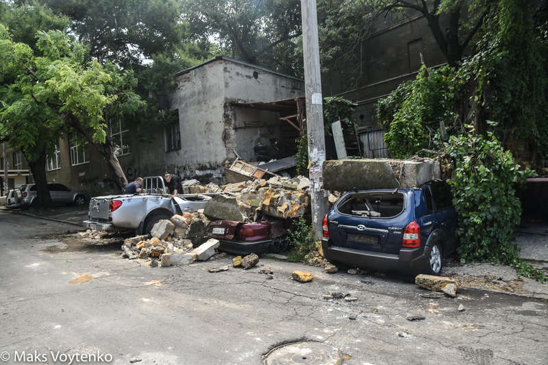 Фото последствий непогоды в Одессе. Автор: facebook.com/maksim.voytenko