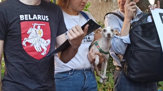 Гаага: в Киеве активисты пикетируют посольство Беларуси с требованием прекратить репрессии 07 Гаага: в Киеве активисты пикетируют посольство Беларуси с требованием прекратить репрессии 07