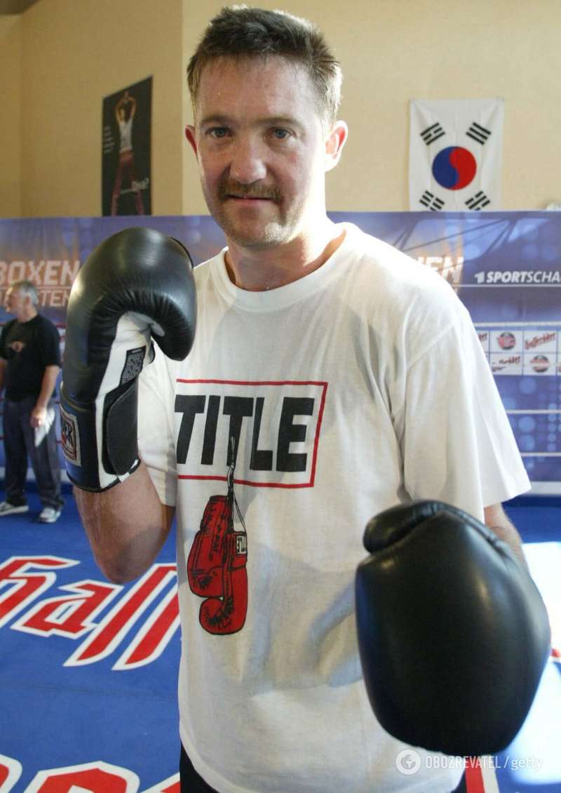 Андре Тюссе на тренировке.