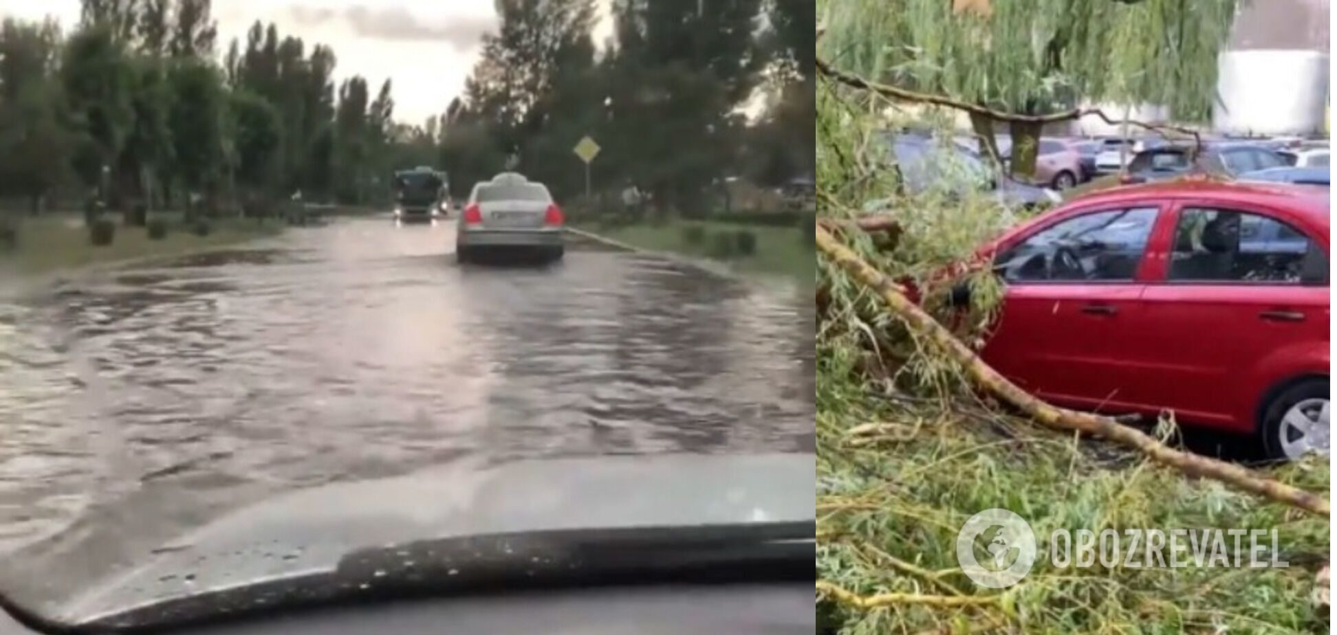 Из-за непогоды на Ривненщине подтоплены улицы