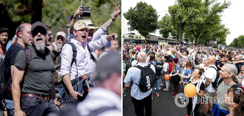 Протесты в Берлине dqxikeidqxiqqeant