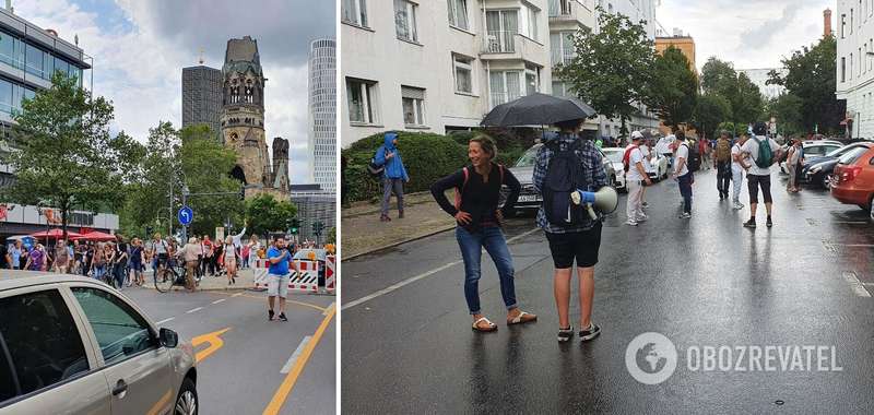 Демонстрации в Берлине