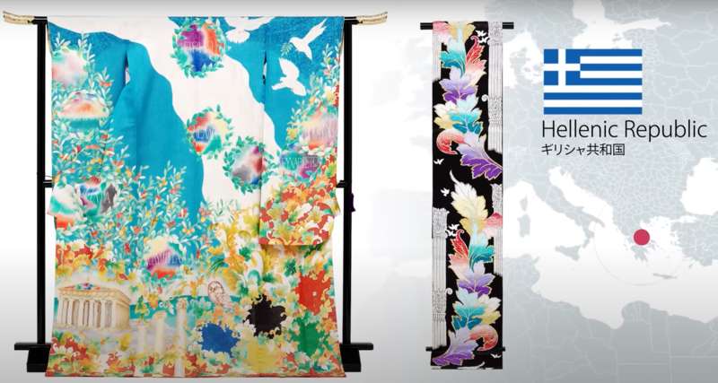 Кимоно в греческом стиле Кимоно в греческом стиле