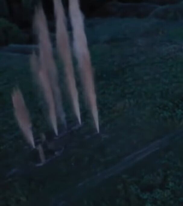 Момент взрыва.