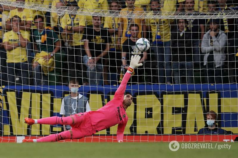 Голкипер "Вильярреал" был бессилен что-либо сделать