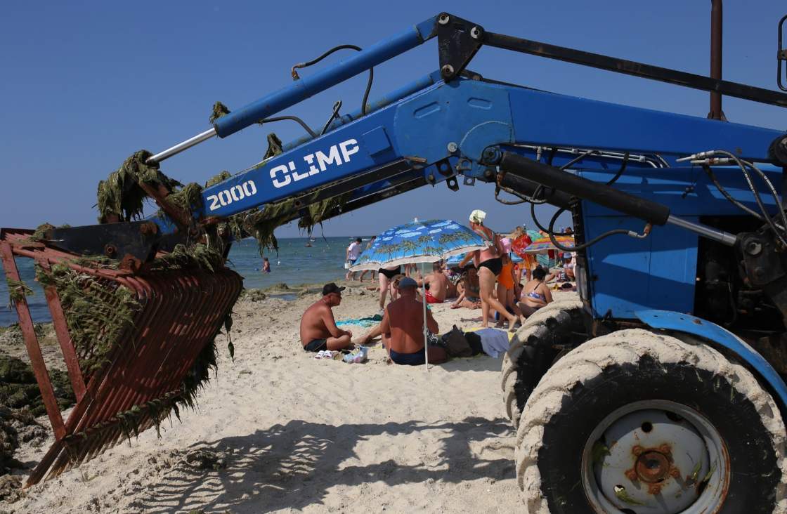 Трактор для зачистки водоростей Трактор для зачистки водоростей