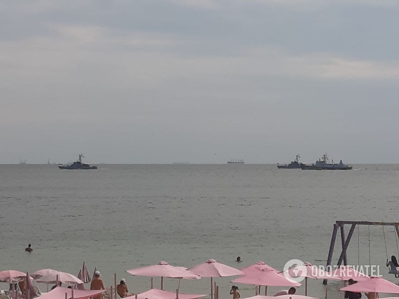 Военные корабли в Черном море