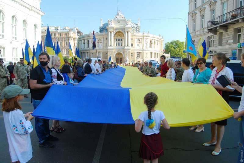 Марш защитников в Одессе