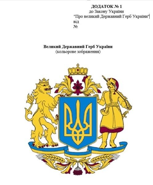 Большой герб Украины dqxikeidqxitkant