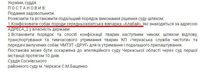 Решение суда