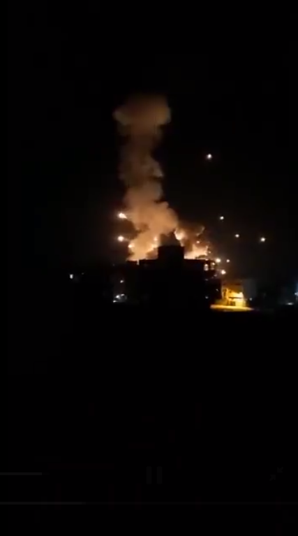 Военные нанесли несколько ударов