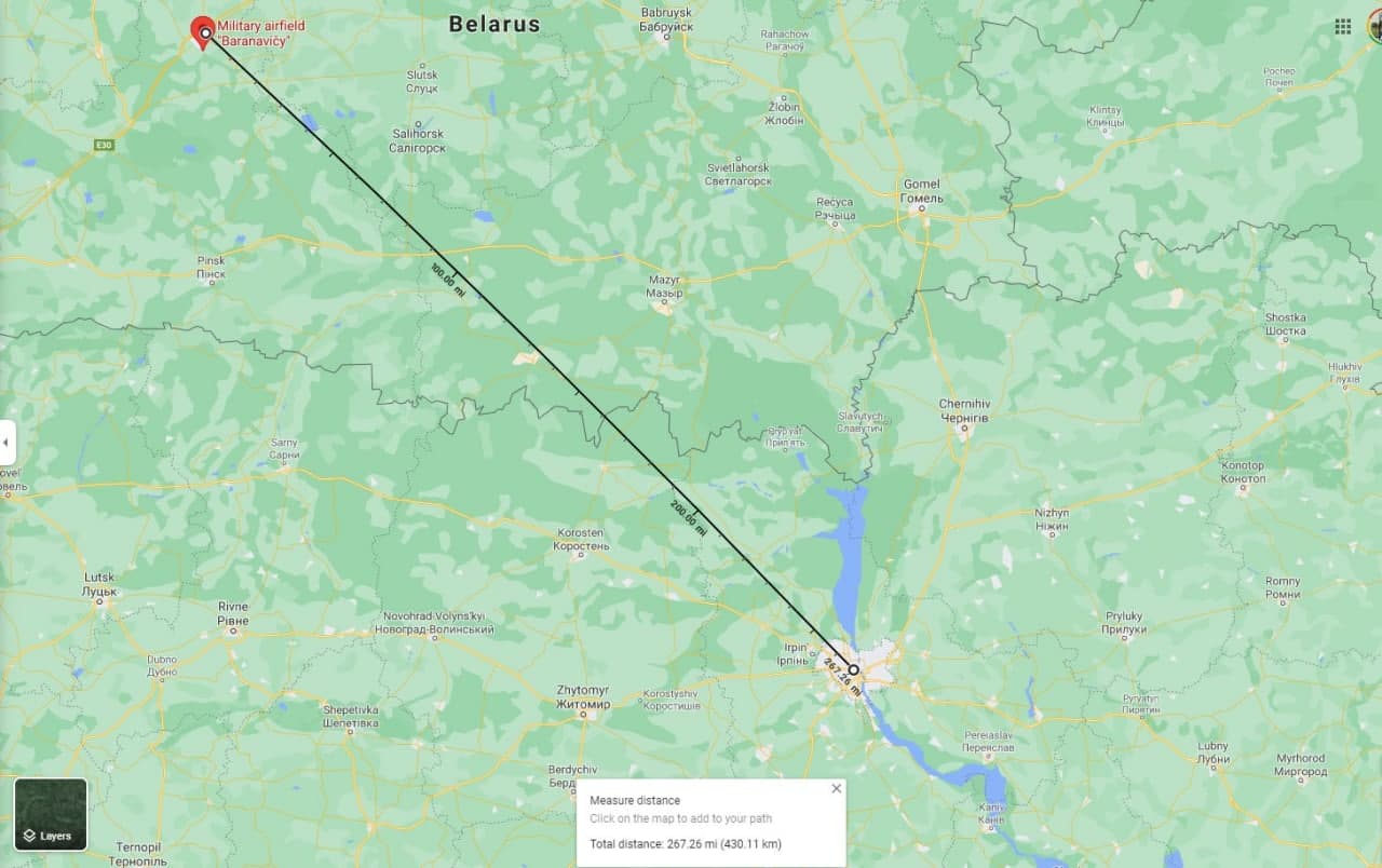 В Беларусь прибыли российские истребители. Их разместили в 400 километрах от Киева dqxikeidqxiqqeant