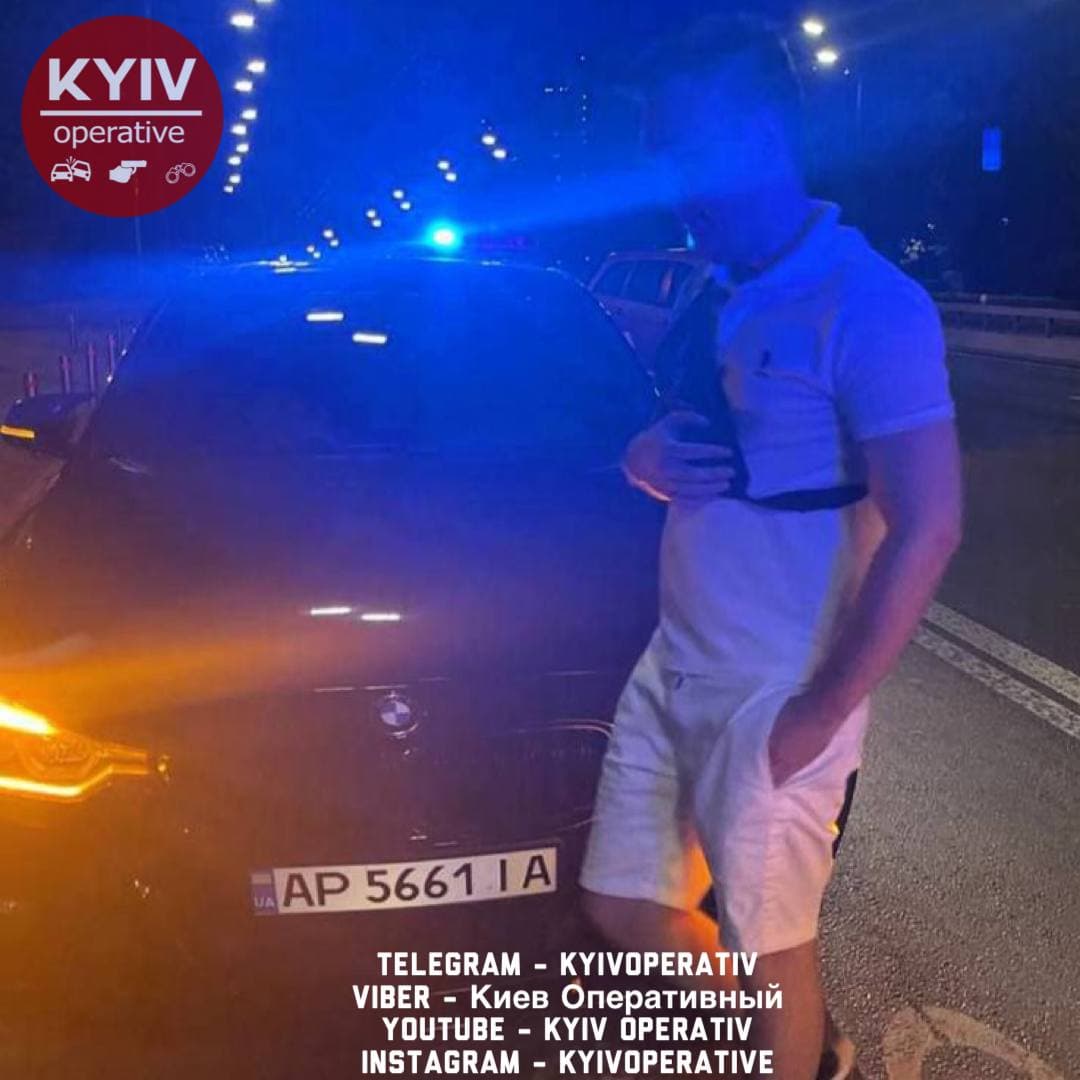 В Киеве мужчина устроил погоню с копами