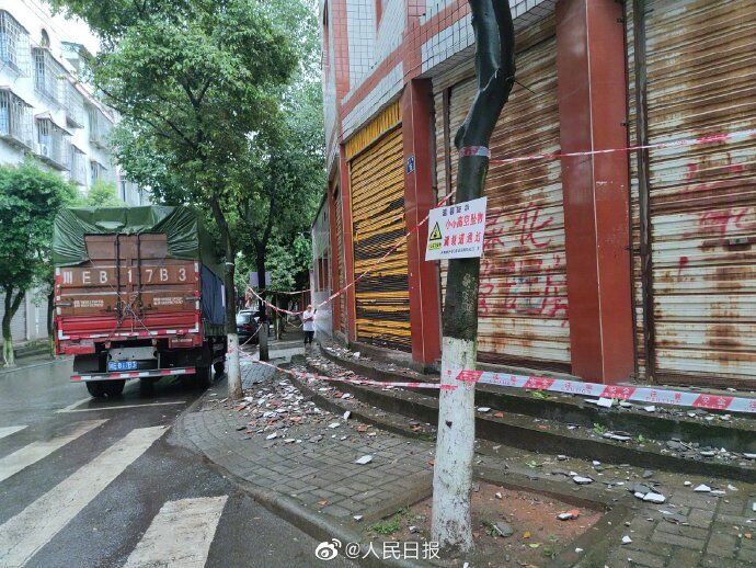 Улицы города после землетрясения