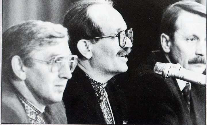 Михайло Бойчишин (зліва) і В’ячеслав Чорновіл (справа)