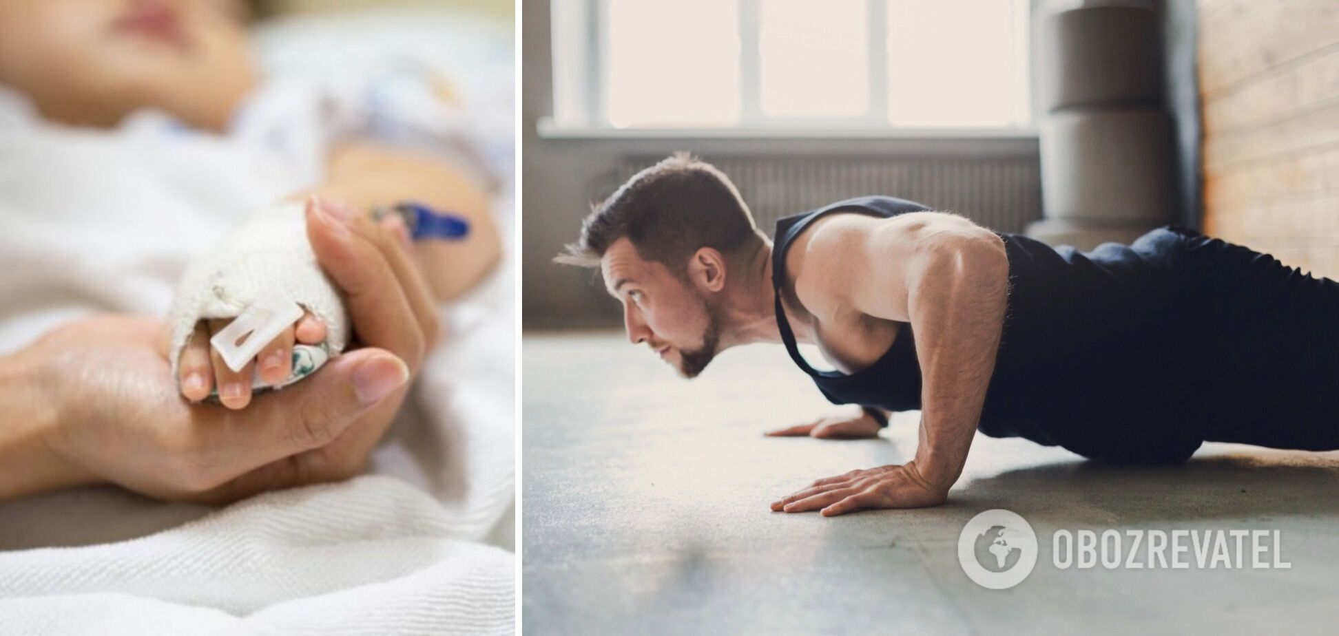 Мужчина во время зарядки проломил голову сыну. Иллюстрация dqxikeidqxitkant