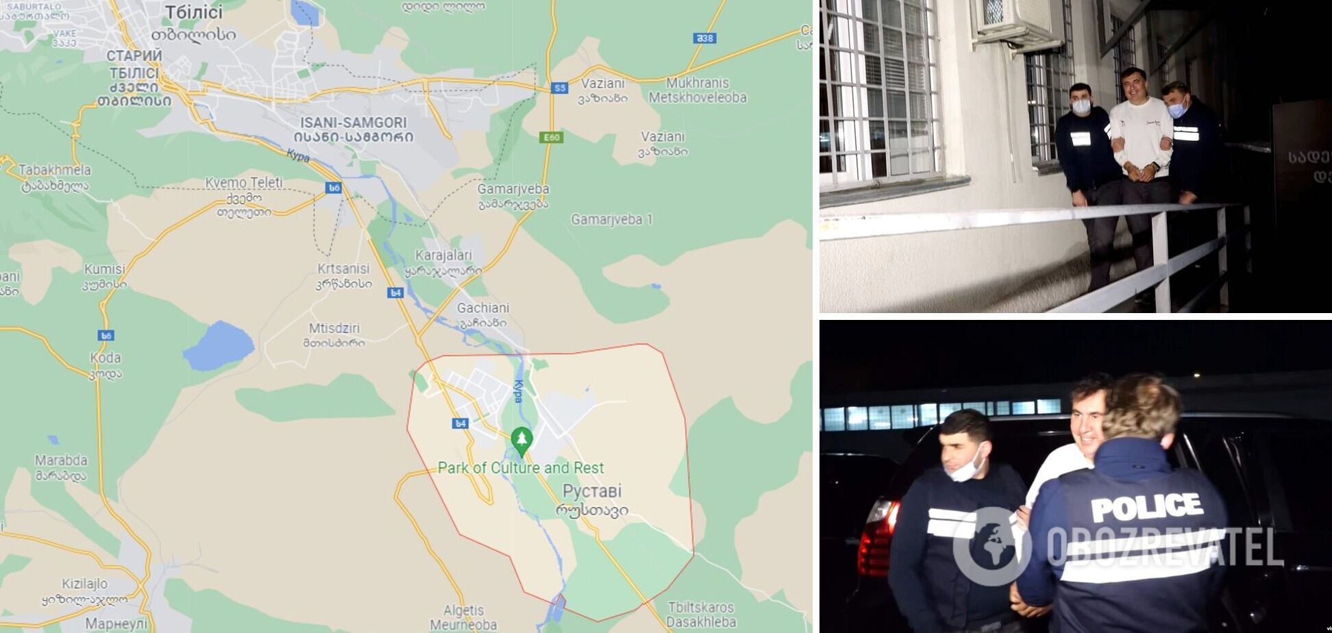 Тюрьма №12, в которую поместили Саакашвили, находится в городе Рустави