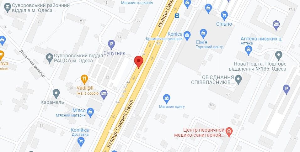 Нападение произошло у дома на ул. Семена Палия, 22а