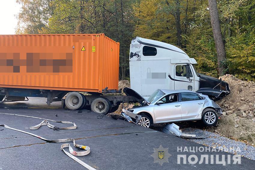 Последствия ДТП в Хмельницкой области.