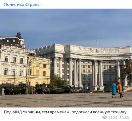 Военная техника на Михайловской площади dqxikeidqxitkant