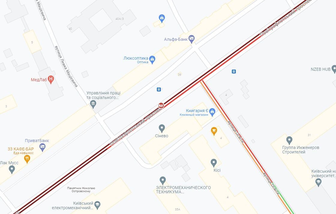 Авария произошла на Воздухофлотском проспекте.