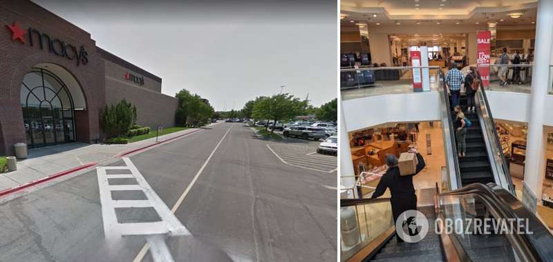 Людей эвакуировали к выходу из универмага Macy’s в ТЦ