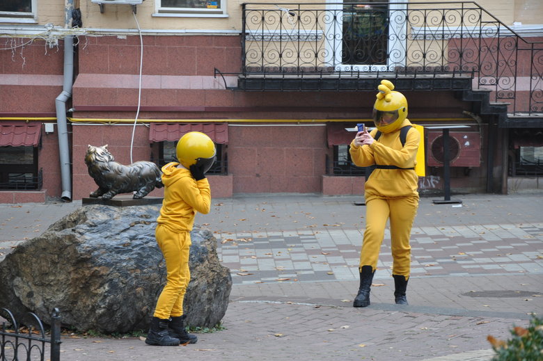 Парад зомби накануне праздника Хэллоуин прошел в центре Киева 17