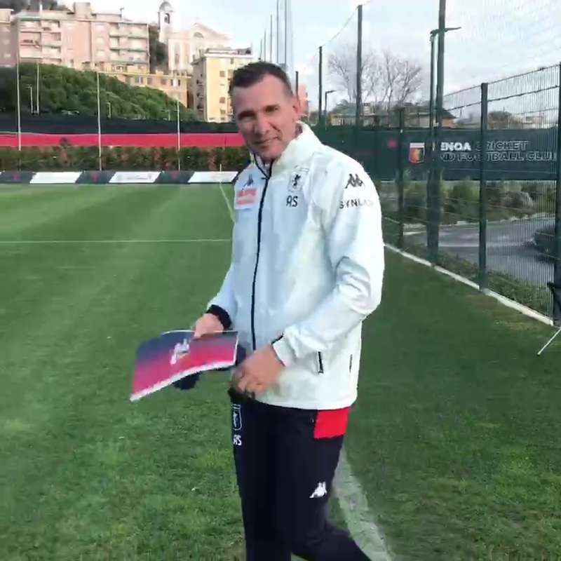 Андрей Шевченко не смог сдержать волнение