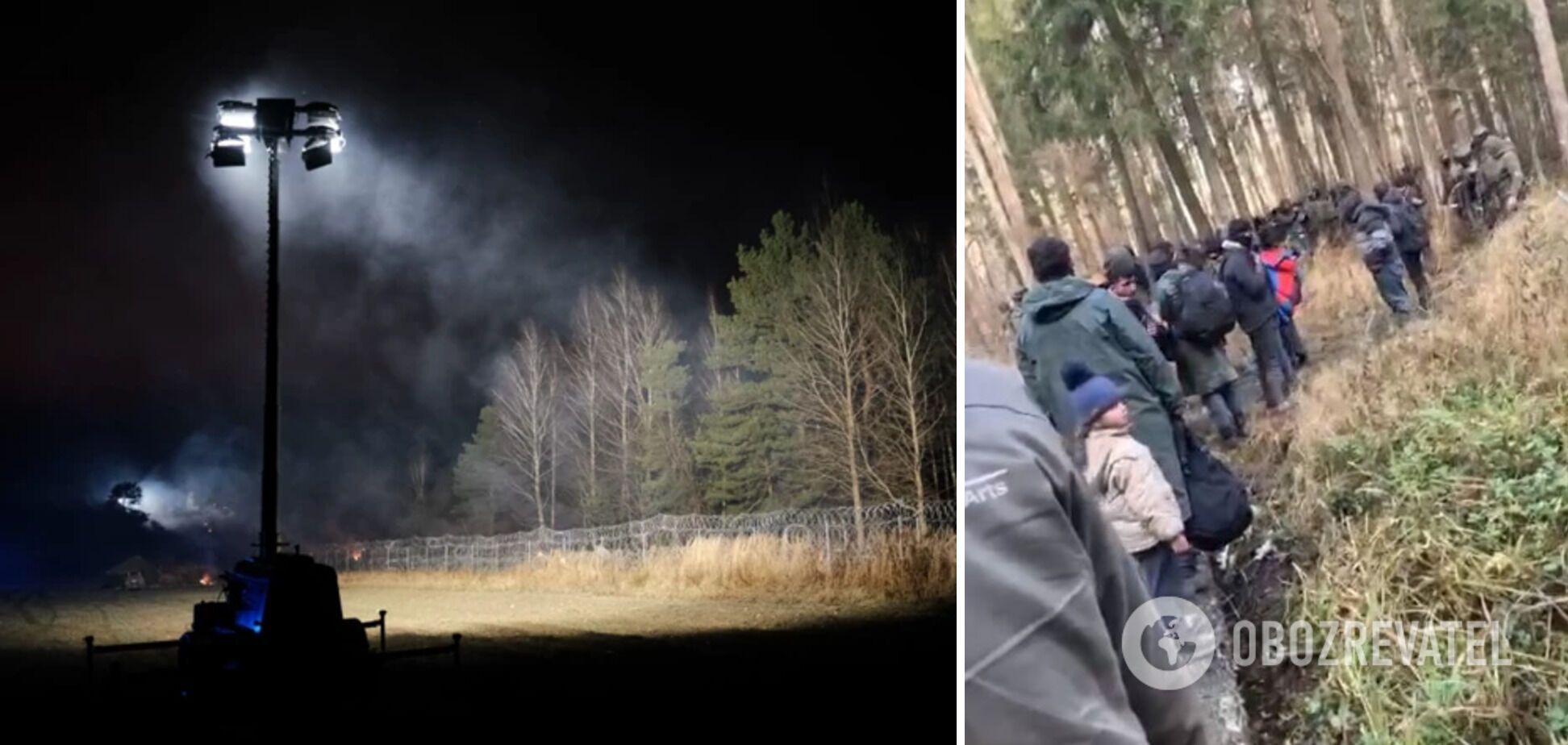 Мигрантам удалось прорваться через границу из Беларуси в Польшу