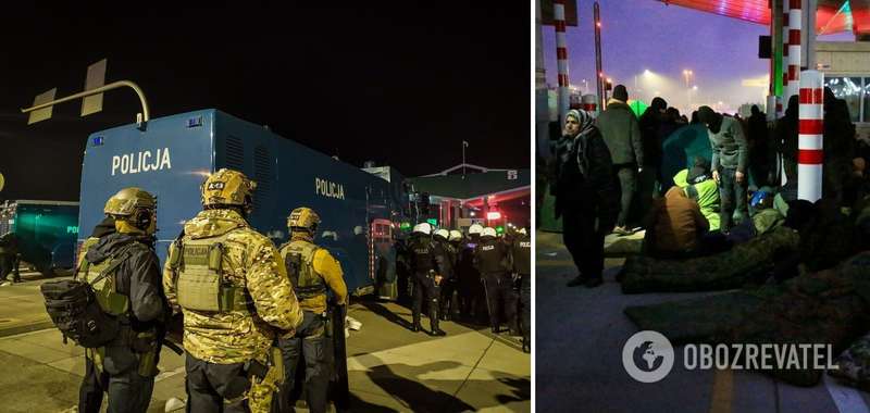 Польские силовики продолжают держать оборону