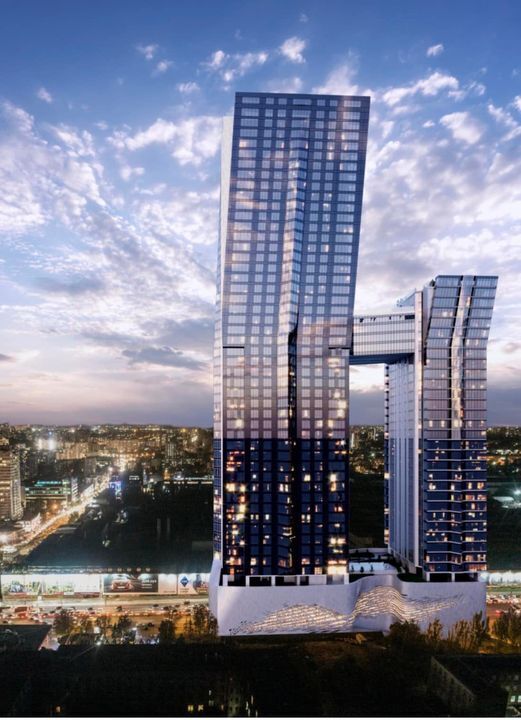 Визуализация высотки 50Avenue. dqxikeidqxitkant