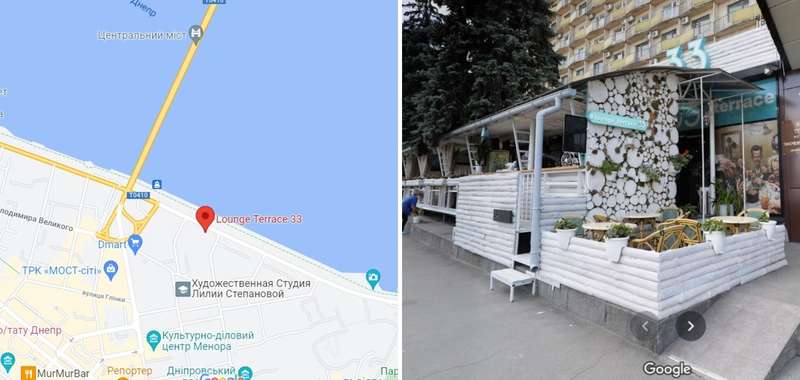 Место инцидента.