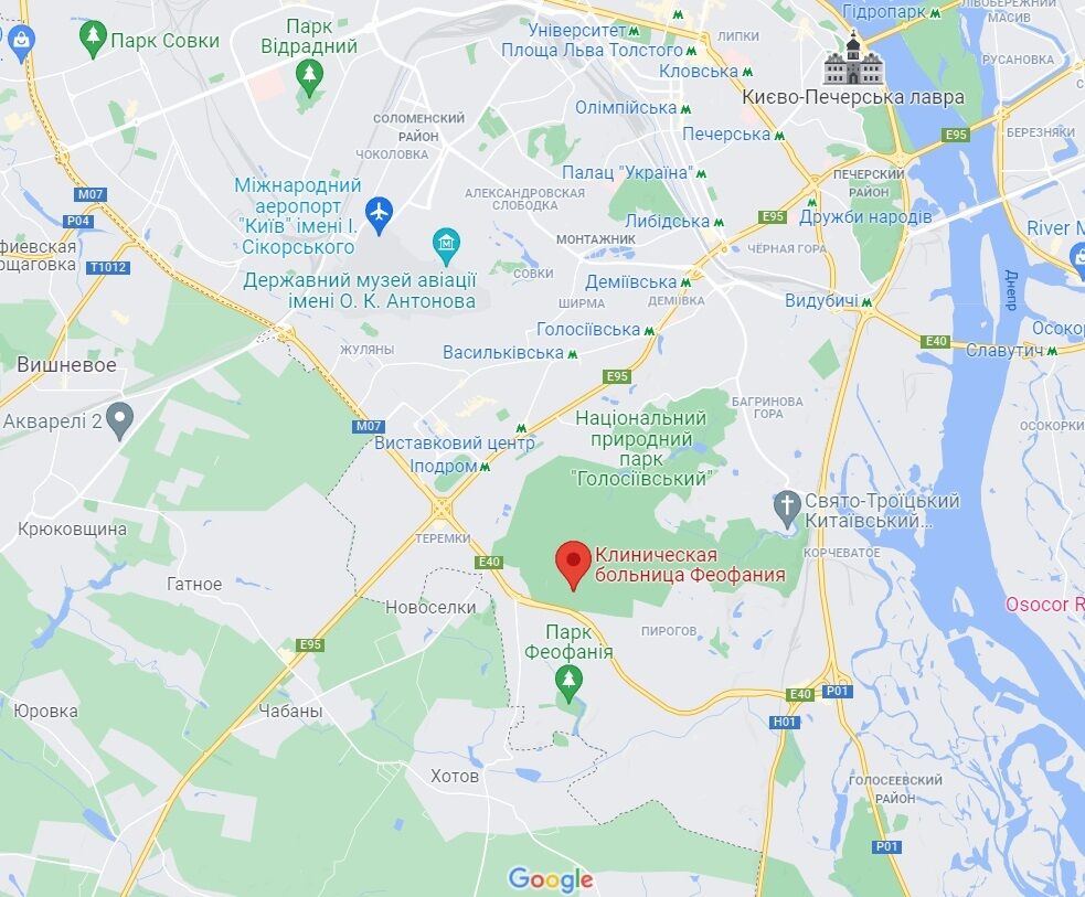 "Феофания" на карте. dqxikeidqxitkant