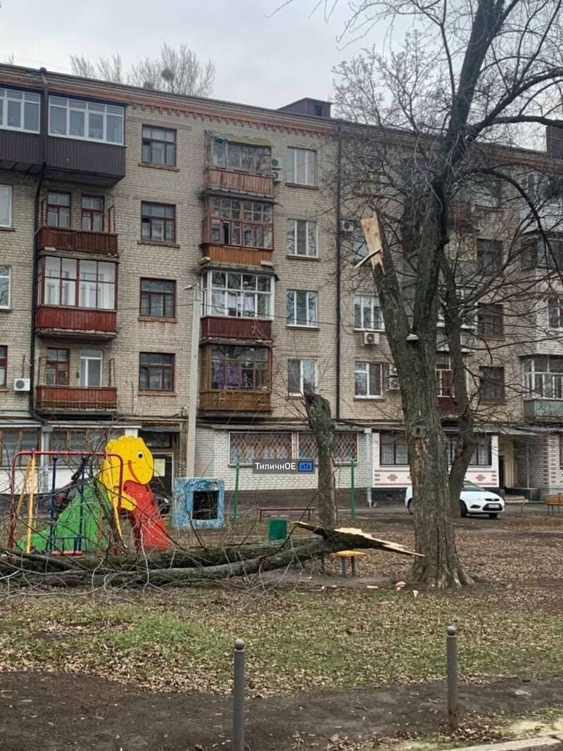 Ураган прошелся по всему Харькову