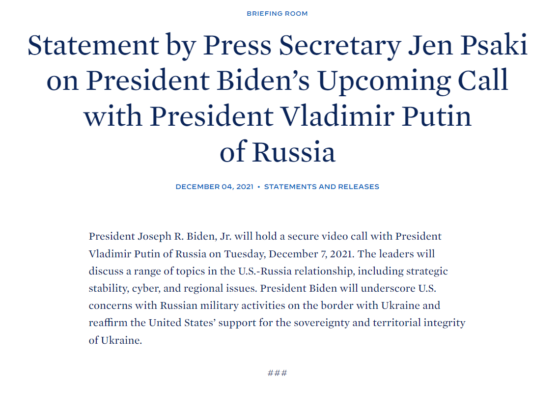 Скриншот с сайта Белого дома dqxikeidqxitkant