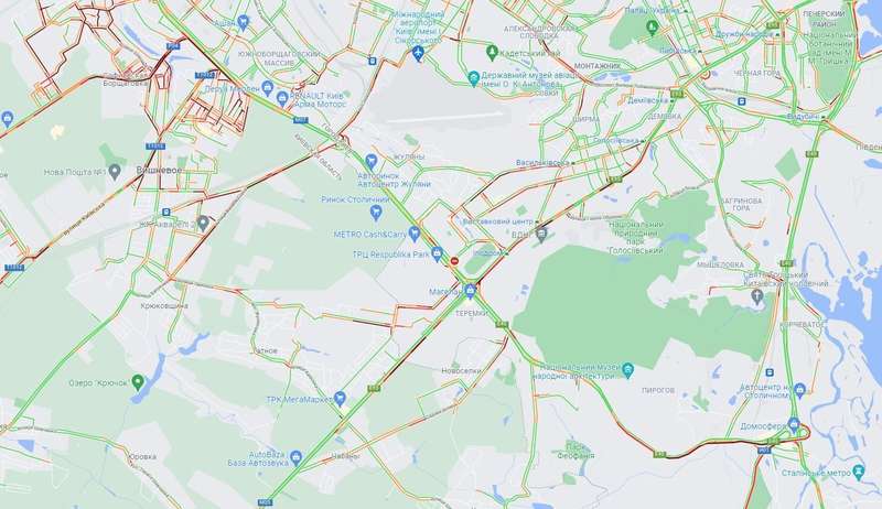 Окружная и Кольцевая Дороги.