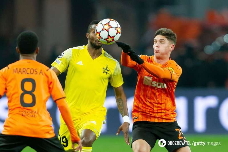 Украинцы пытались забить гол