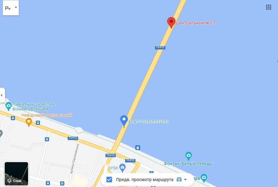 Авария произошла на Новом мосту