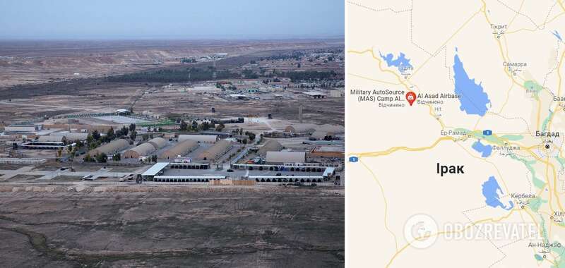 Авиабаза Айн-аль-Асад расположена на западе Ирака dqxikeidqxitkant