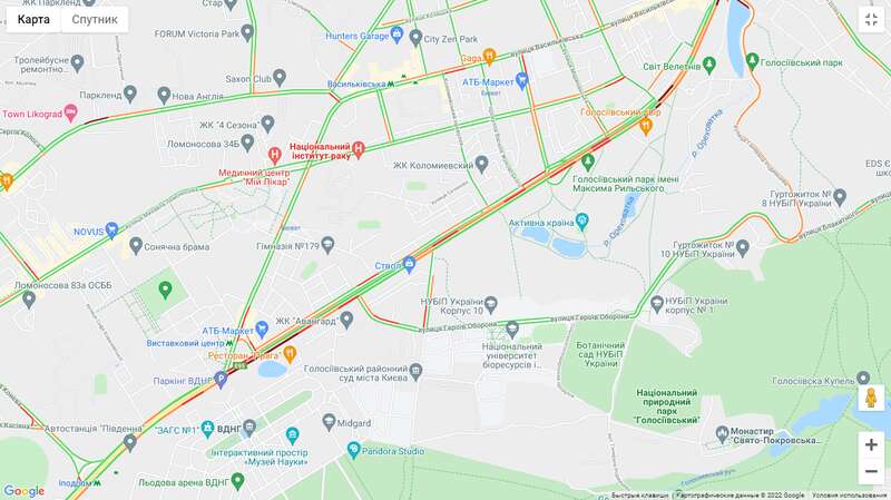 Пробки в Киеве