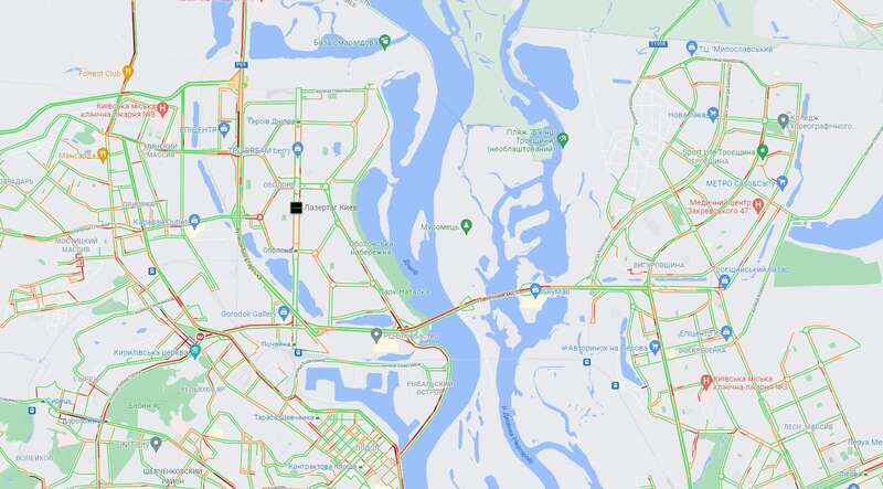 Оболонь и Троещина.