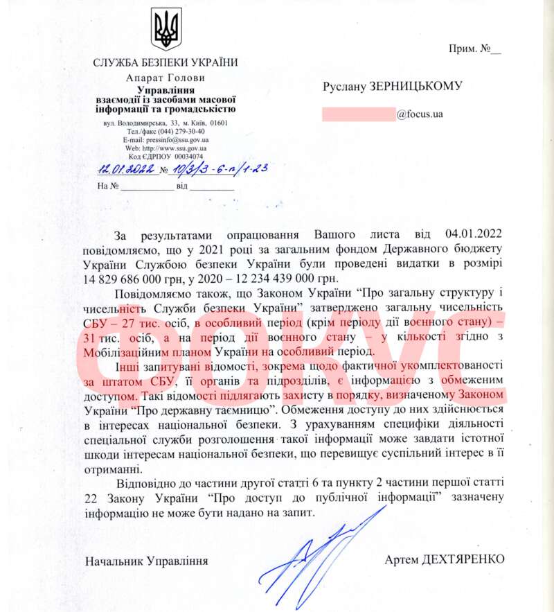 Сколько потратили на СБУ в 2021 году dqxikeidqxitkant