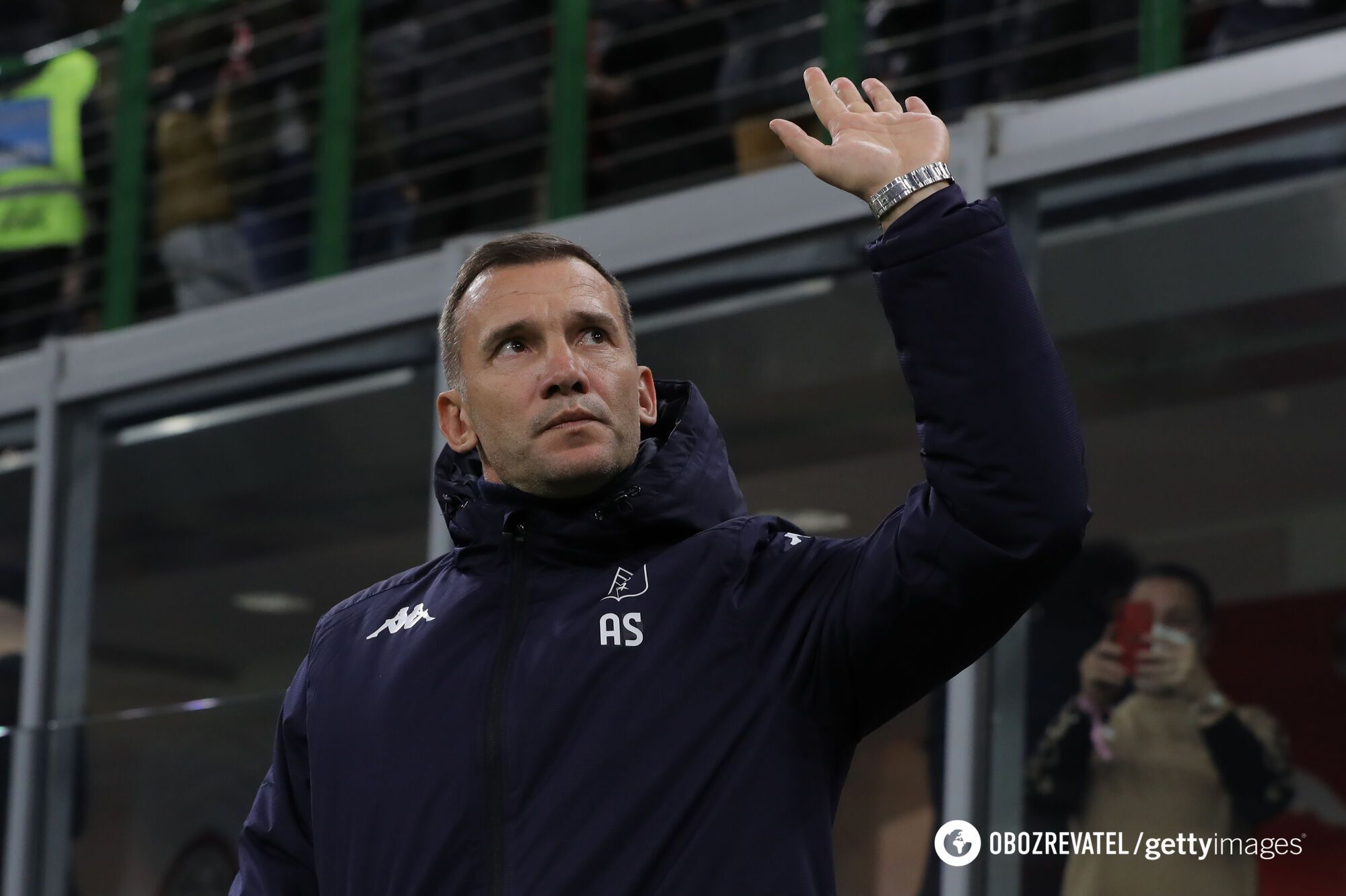 Тренер "Дженоа" Шевченко в Милане.