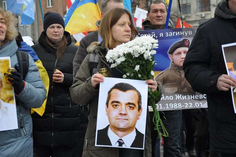 Память первых погибших Героев Небесной Сотни почтили в Киеве 12