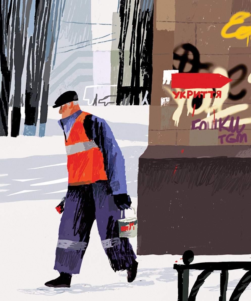 Листівки з Києва: під тінню війни в Україні, Сергій Майдуков, загроза наступу Росії dqxikeidqxiqqeant