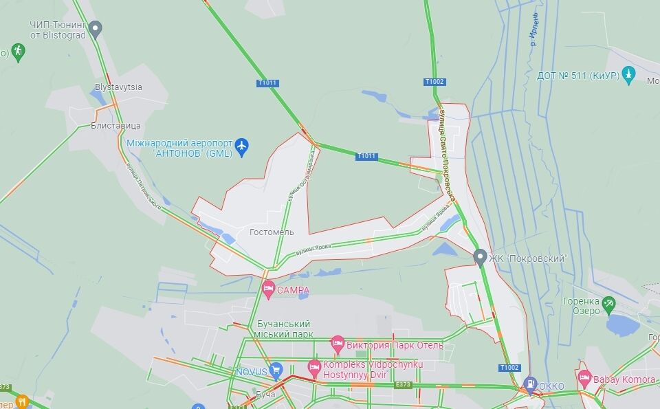 Авария произошла вблизи Гостомеля. dqxikeidqxitkant