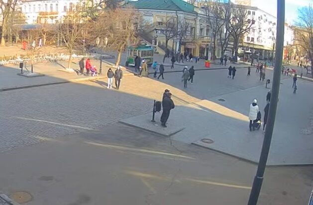 Улица Дерибасовская.