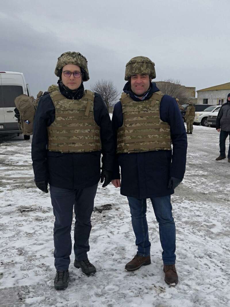 Главы МИД европейских стран на Донбассе. dqxikeidqxitkant